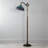 Nordic-Style Glass, Wrought Iron & Resin Floor Lamp