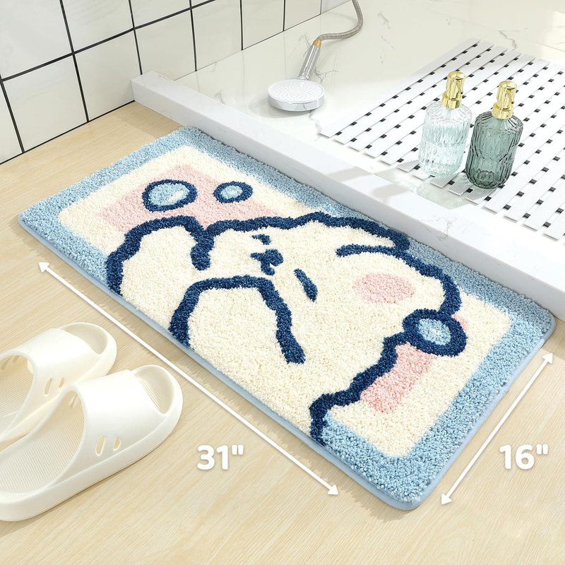 Non-Slip Rectangle Bath Mat