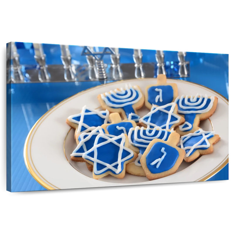 Biscuits glacés de Hanoukka, H 8 po x l 12 po