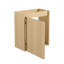 Ensemble de meuble-lavabo pour salle de bain 16 po avec petit meuble-lavabo moderne avec lavabo en céramique-1045031021