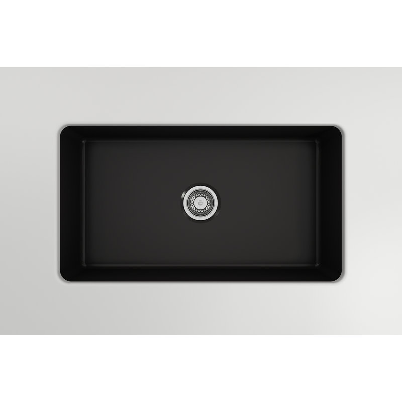 32'' L Kitchen Sink, Matte Black