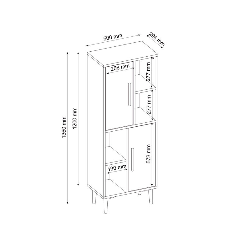 Imogene 135cm Kitchen Pantry