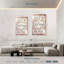 Plaque murale Kema Let's Stay Home Wreath-108617956