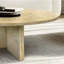 Ensemble de petites tables basses en marbre naturel Glod, jaune et beige, pierre naturelle