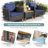 Antun Acacia 2 - Person Patio Conversation Set with Cushions-207667328