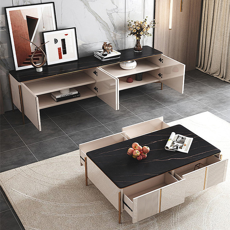 Table basse moderne simple et luxueuse