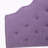 Queen & Full Sized Headboard, Purple Fabric Upholstered With Button Stitching For Bedroom, Minimalist Sleek Design, 62.29 In. Depth, 2.7 Width, 51.51 Height, 19.12 Lb Weight Upholstery Modern