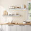 Tablettes murales flottantes en verre Cerrie-1445145079