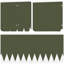 103 cm W Steel Lawn Edging Fencing with 20-132617209-132617212