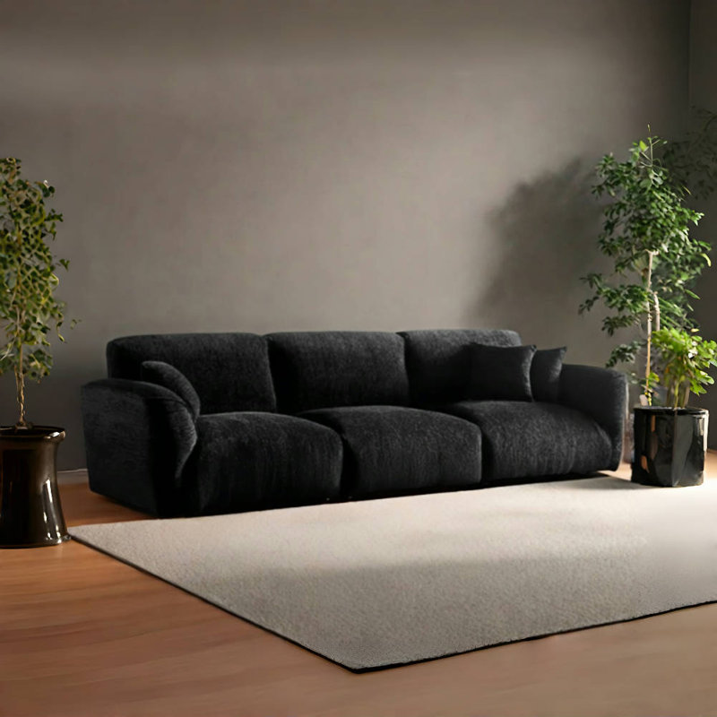 Petal-shaped Adjustable Chenille Fabric Sofa