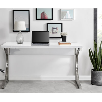 Icarus Stainless Steel Writing Desk