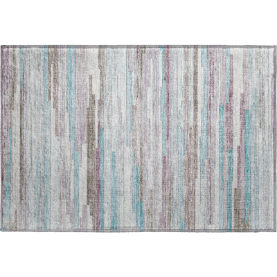 Premium Machine Washable Ansley AMF2000 Stripes Rug