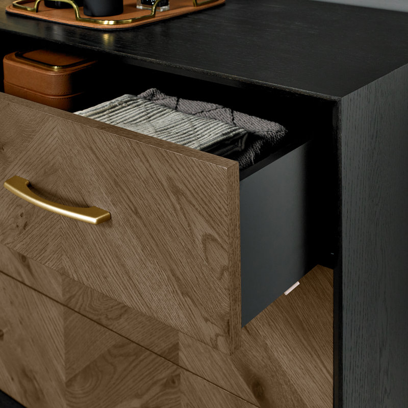 Ajaypal 100cm W 3 - Drawer Chest of Drawers