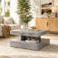 Charvez Modern Square High-Gloss LED Coffee Table with Storage-1964231637-1964231640