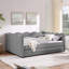 Lit de jour Cozy Gingham avec port USB et tiroirs de rangement-884559632