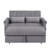 Jaziyah Velvet Sleeper Sofa-1986675418