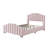 Velvet Upholstered Platform Bed-1188819312-1188819313