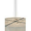 Luminaire suspendu 36 po en coton blanc Cilindro