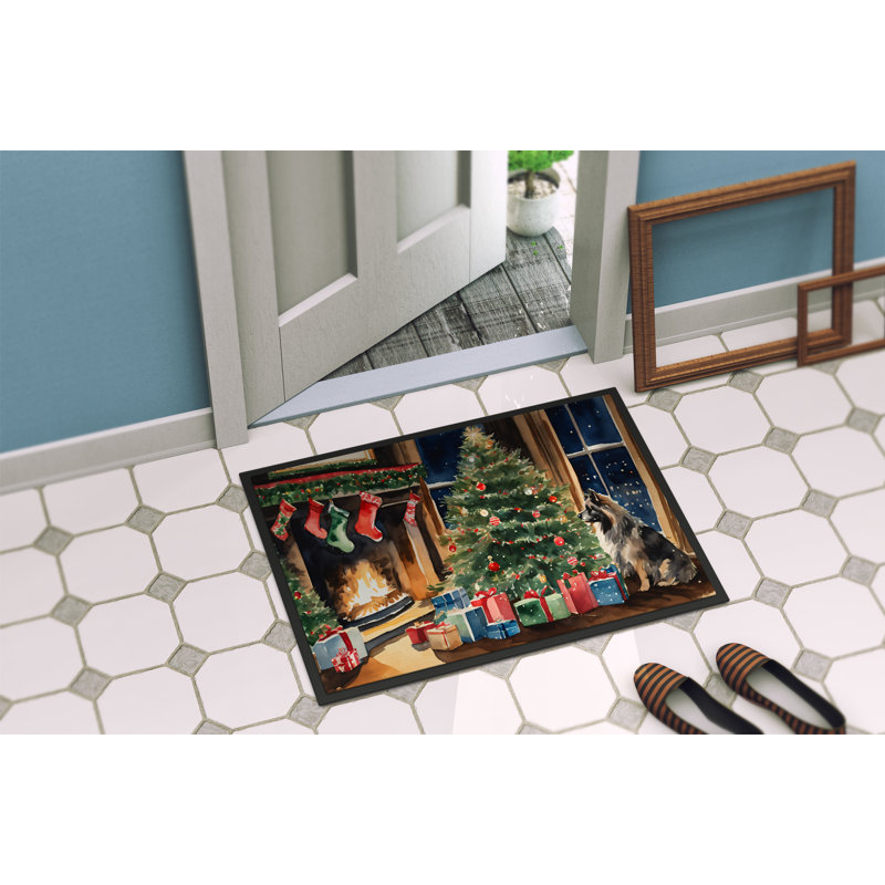 Tapis d'entrée antidérapant Jeisy, L 24 po x L 36 po