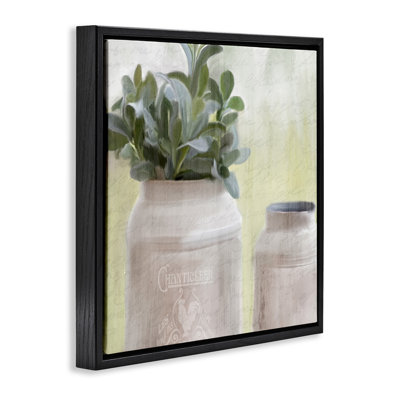 Farmhouse Mill Can with Greenery