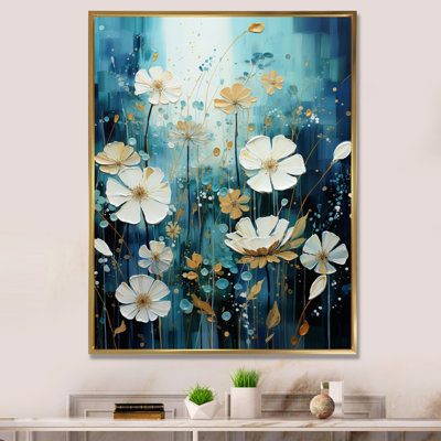 «Blue Tranquil Gardens IV» sur toile