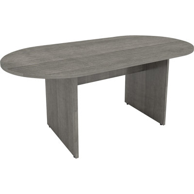 Essentials Series Racetrack Laminate Conference Table by Lorell
