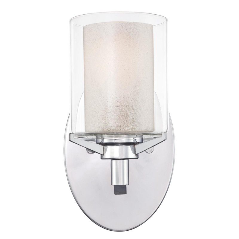 Applique pour salle de bain chromée et à luminosité 1 lumière Johns