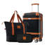 Ensemble de bagages 3 pièces Hardshell avec serrure TSA et roulettes-129763798