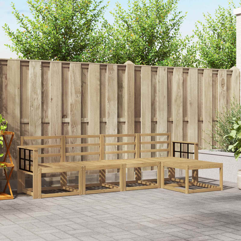 189.5cm Wide Patio Sofa, 5