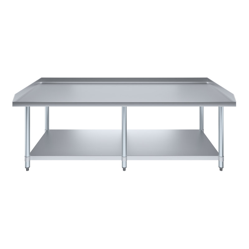 72'' Stainless Steel Equipment Stand with Undershelf