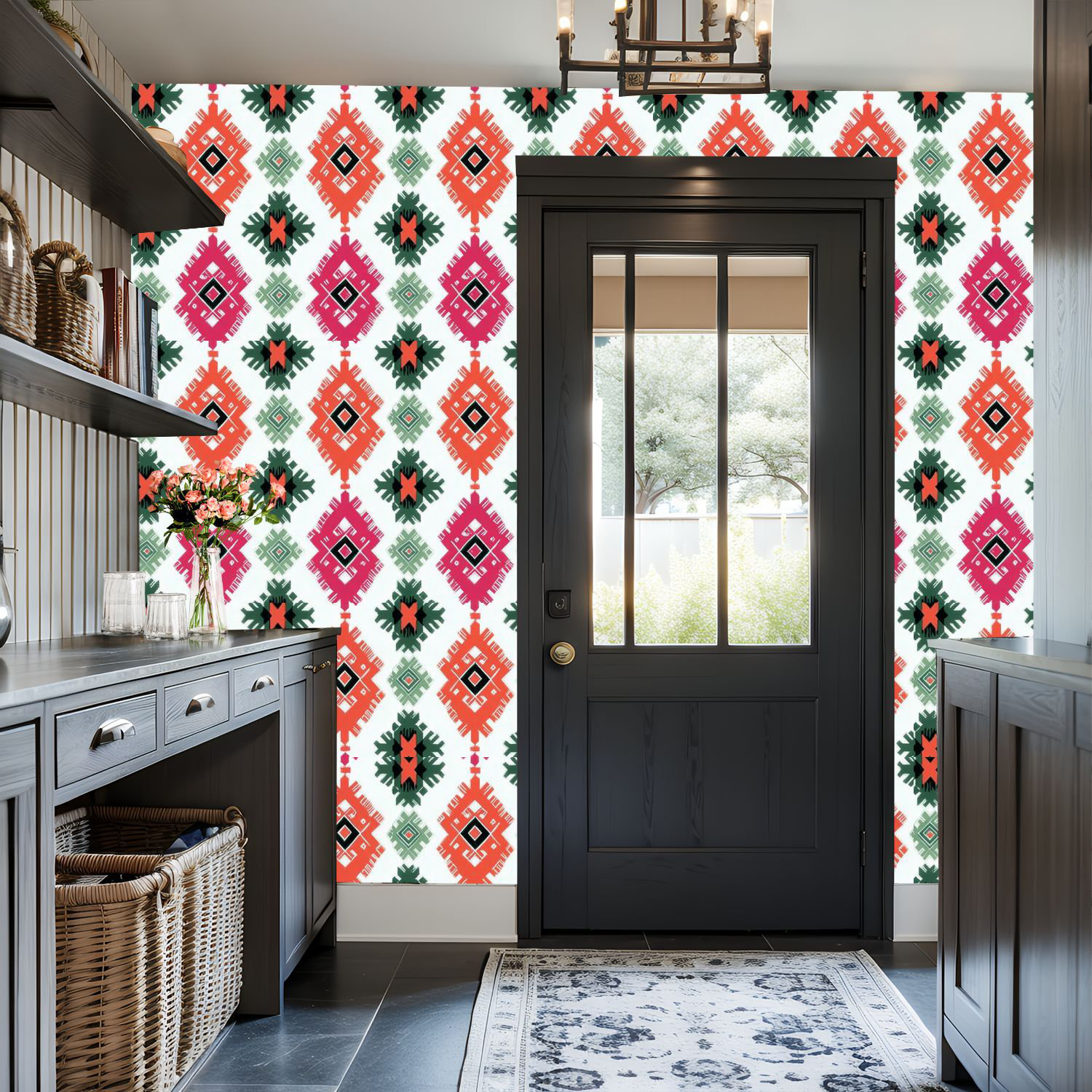 Dakota Fields Peel and Stick Wallpaper Contact Paper elements Ethnic ...