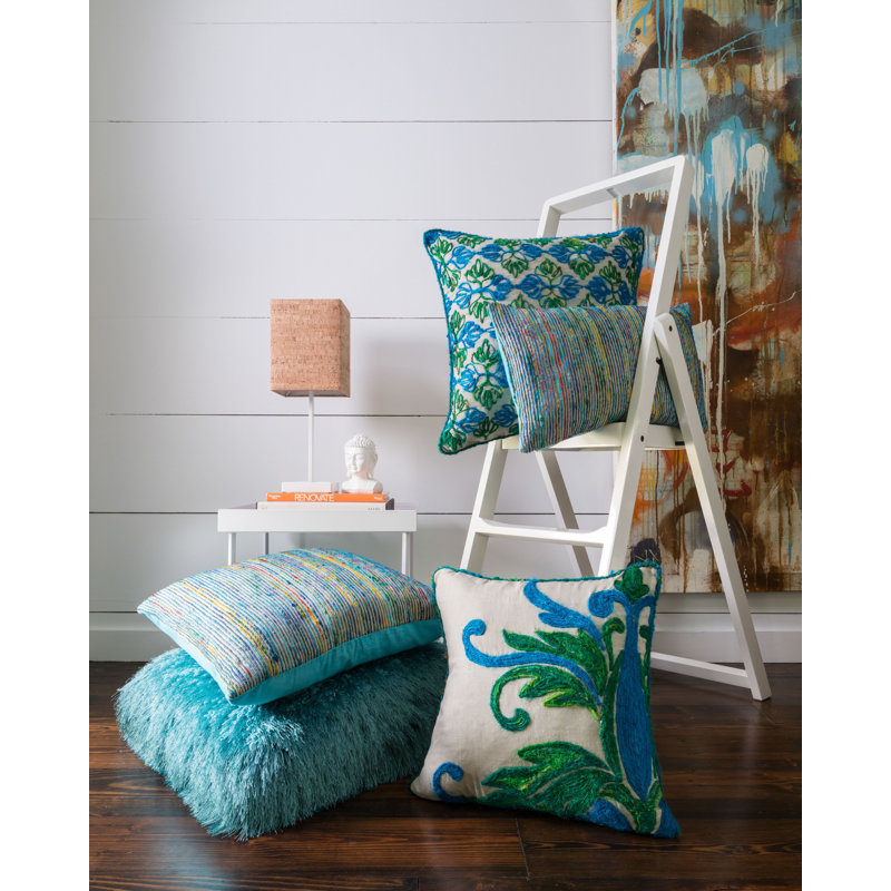 Hippocrates Decorative Throw Pillow, Blue, Polyester/Polyfill