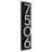 Floating Modern 3" Number Vertical Address Plaque (4 Digits)-41300010-41303809-41299671
