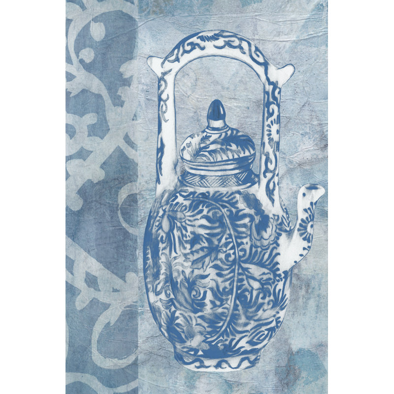 Chinese Teapot II by Naomi McCavitt - Wrapped Canvas Art Prints, 46cm H x 30cm W