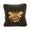 Queen Bee Black Throw Pillow