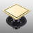 6 Inch Square Shower Floor Drain-122460829