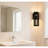 13 inch Black Integrated LED Outdoor Wall Sconce