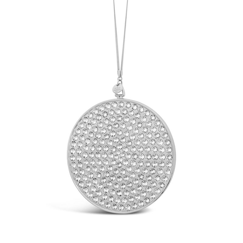 Disci 4.5'' Handmade Geometric Metal Holiday Shaped Ornament, Platinum