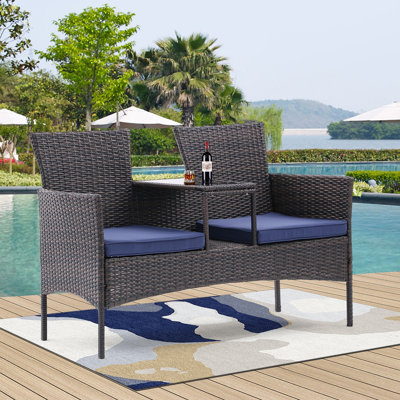 Ensemble de causeuse de patio pour l'extérieur