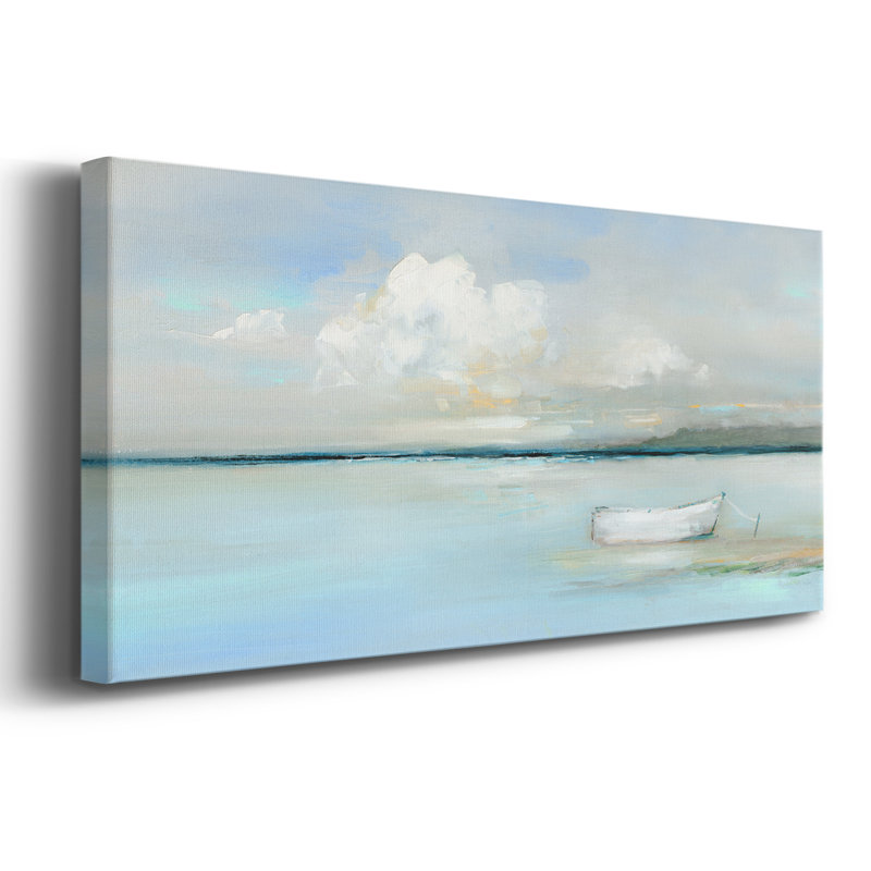 Day of Fishing- Gallery Wrapped Canvas -Ready to Hang, 12" H x 30" W