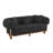 Round Arm Curved Sofa-2001654445