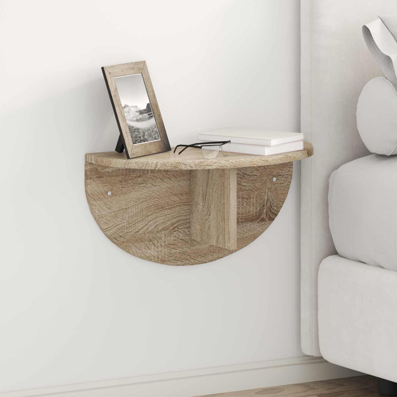 Floating Shelf, Sonoma Oak, 24cm H x 48cm W x 24cm D
