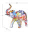 Sculpture éléphant Polystone Graffiti-107292688