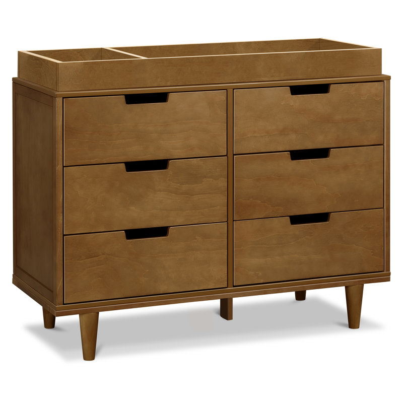 Marley 6-Drawer Double Dresser, Walnut