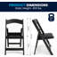 Chaises pliantes avec sièges rembourrés Thornfeldt-1704201411