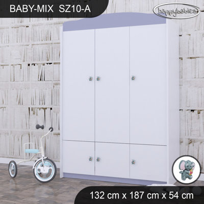 Baby 6 Door Wardrobe