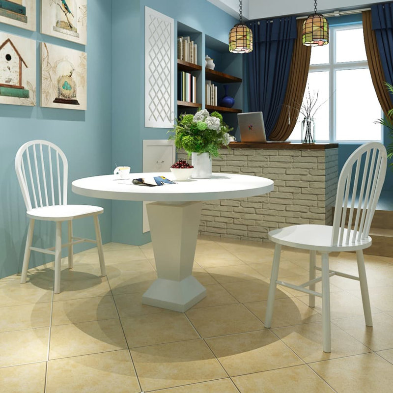 Neptune Beach 46cm H Side Chair in White, 2
