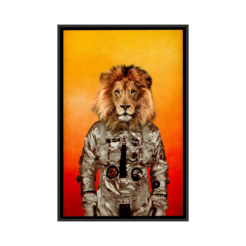 « go flight », impression sur toile tendue, H 26 po x l 18 po x P 1,5 po, Toile avec cadre noir, Pas de tapis