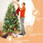 Arbre de 5 pi, 756 pointes en PE +, centre de table de Noël pleine longueur, branches à charnières pour une installation rapide, support en métal, arbre de Noël à espace réduit, et réaliste, assemblage facile, lourd