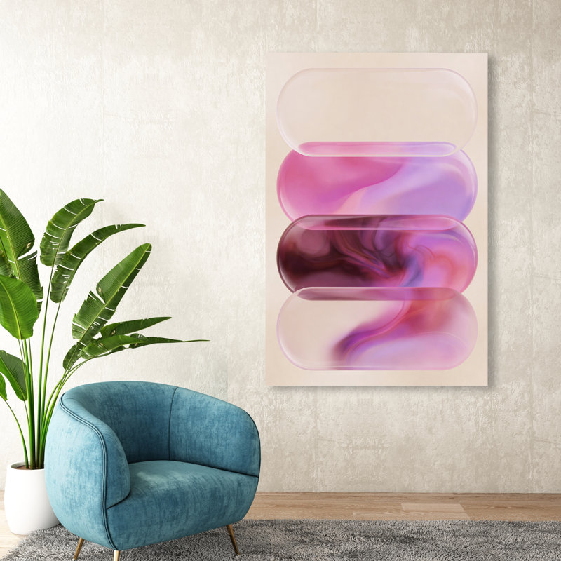 Clear Rose Print by Oliver Gal, 15"H x 10"W, Gallery Wrapped